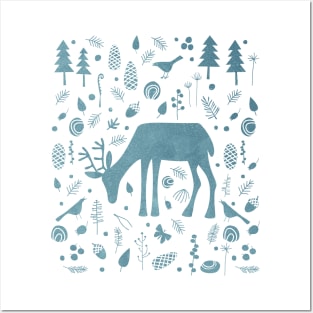 Deer and Forest Things Posters and Art